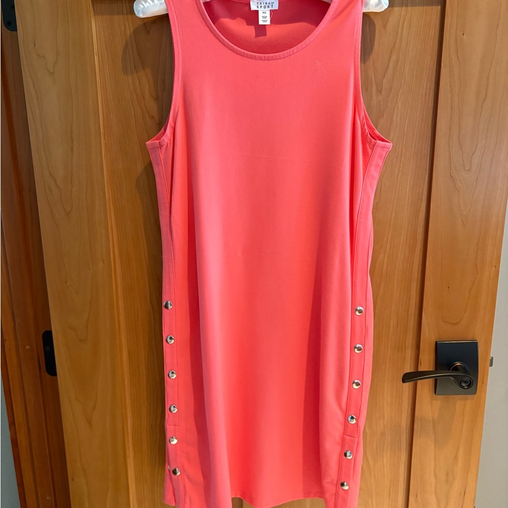 NWOT TRIBAL SPORT Coral Dress S
